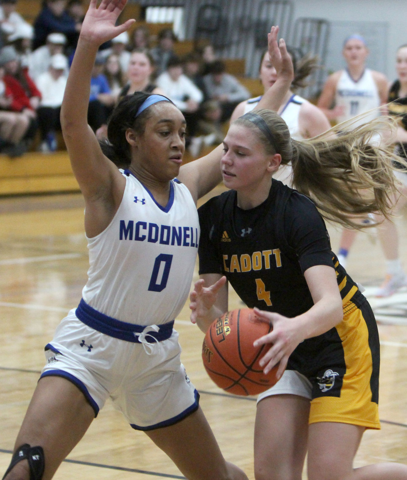 Cadott at McDonell girls basketball 1-11-22